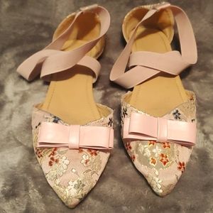 Cute pink flats